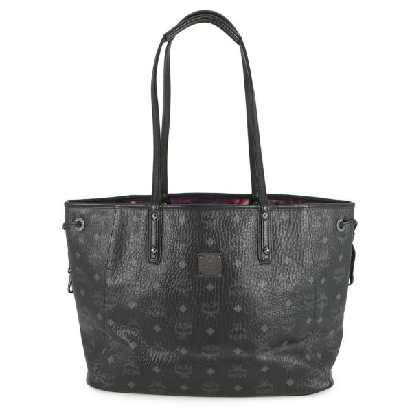 エムシーエム トートバッグ ヴィセトス レザー MWPS5AVI38BK001 MCM 黒