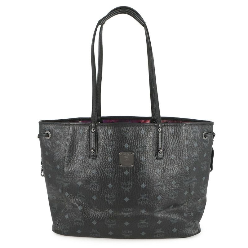 エムシーエム トートバッグ ヴィセトス レザー MWPS5AVI38BK001 MCM 黒