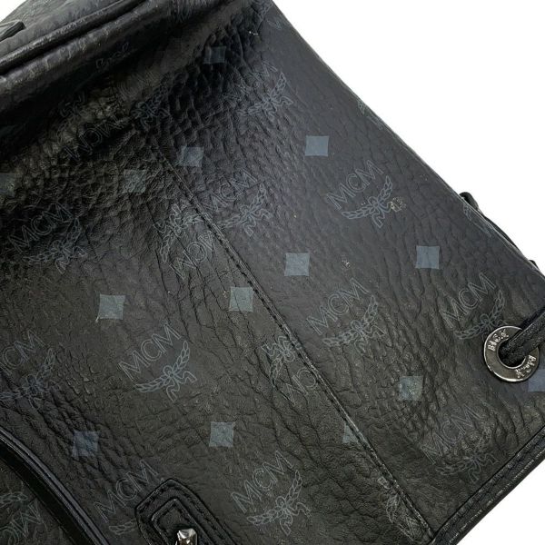 エムシーエム トートバッグ ヴィセトス レザー MWPS5AVI38BK001 MCM 黒