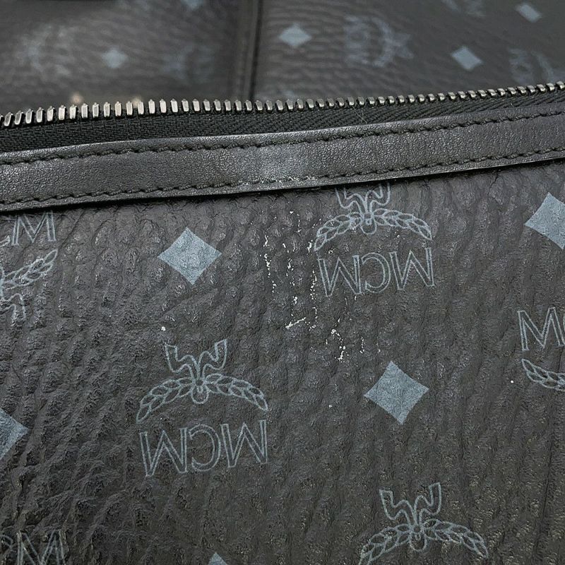 エムシーエム トートバッグ ヴィセトス レザー MWPS5AVI38BK001 MCM 黒