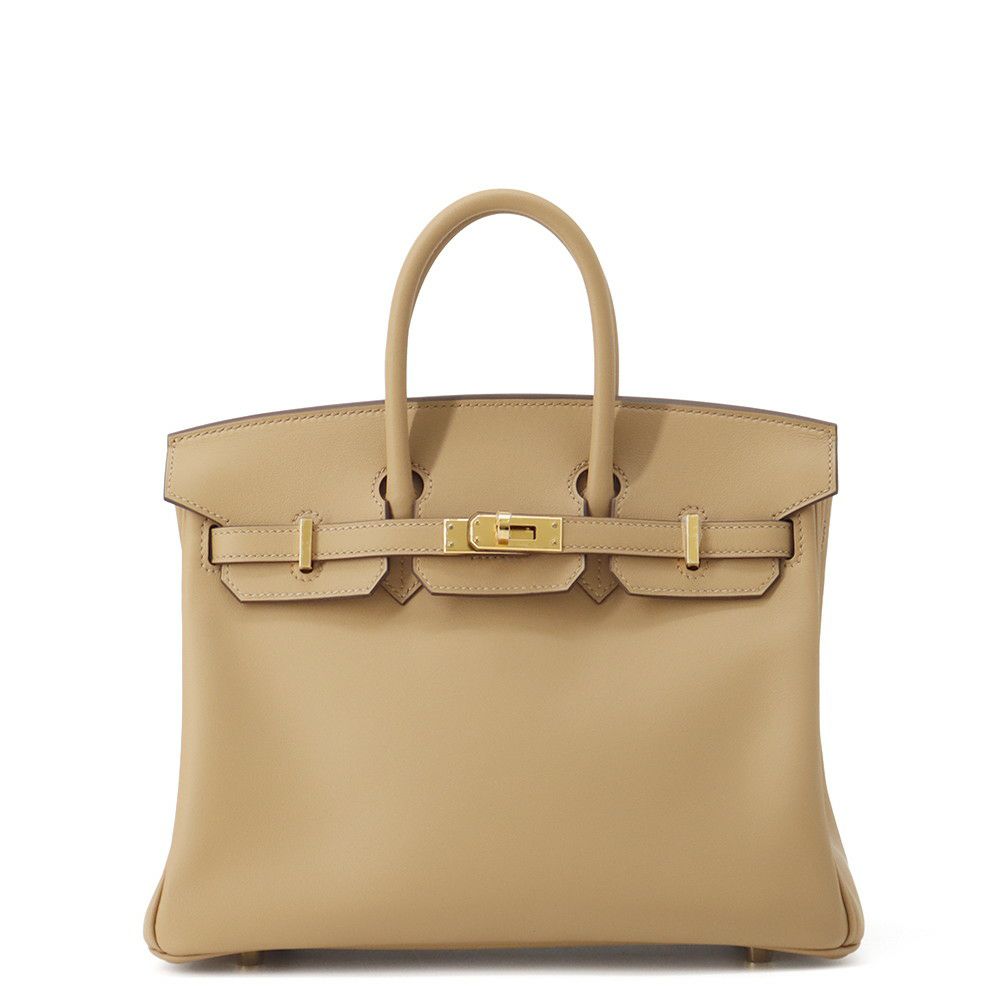 エルメス バーキン25 ビスキュイ/ゴールド金具 スイフト K刻印 HERMES