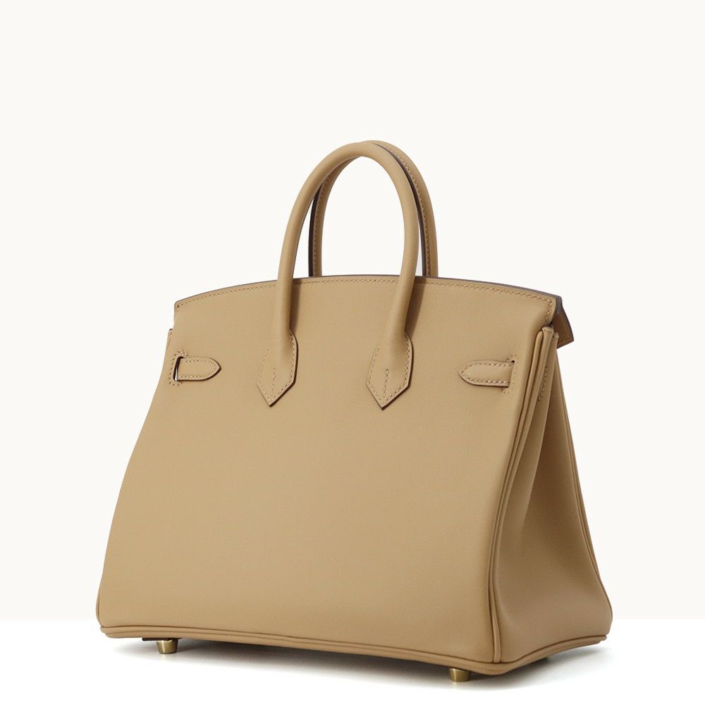 エルメス バーキン25 ビスキュイ/ゴールド金具 スイフト K刻印 HERMES Birkin ハンドバッグ