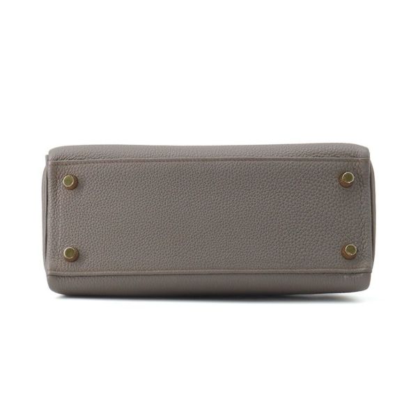 エルメス ハンドバッグ ケリー25 内縫い エタン/ゴールド金具 トゴ B刻印 ２wayショルダー