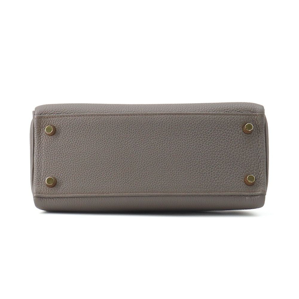 エルメス ハンドバッグ ケリー25 内縫い エタン/ゴールド金具 トゴ B刻印 ２wayショルダー