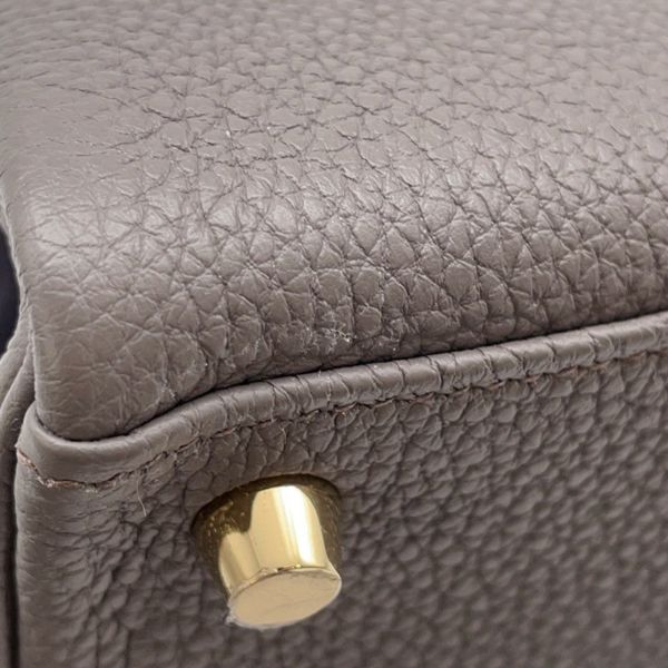 エルメス ハンドバッグ ケリー25 内縫い エタン/ゴールド金具 トゴ B刻印 ２wayショルダー