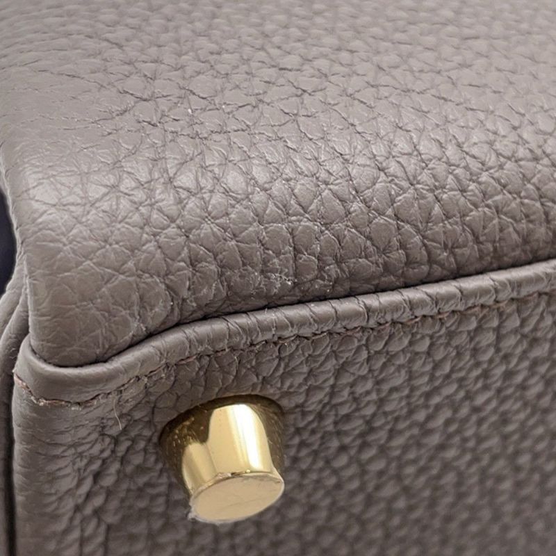 エルメス ハンドバッグ ケリー25 内縫い エタン/ゴールド金具 トゴ B刻印 ２wayショルダー