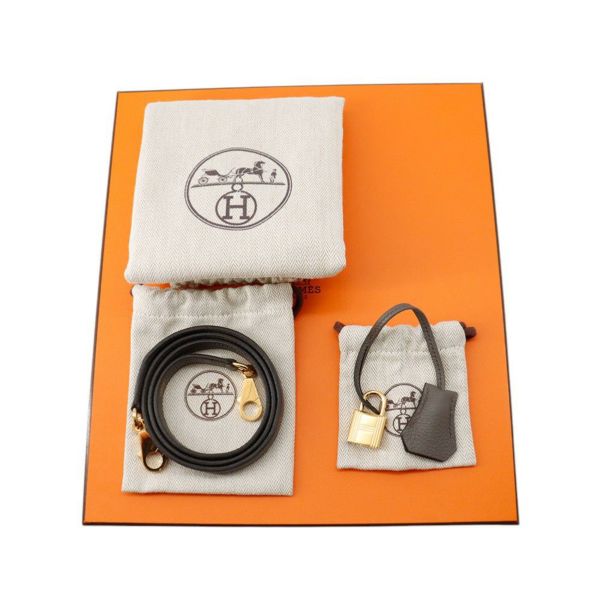 エルメス ハンドバッグ ケリー25 内縫い エタン/ゴールド金具 トゴ B刻印 ２wayショルダー