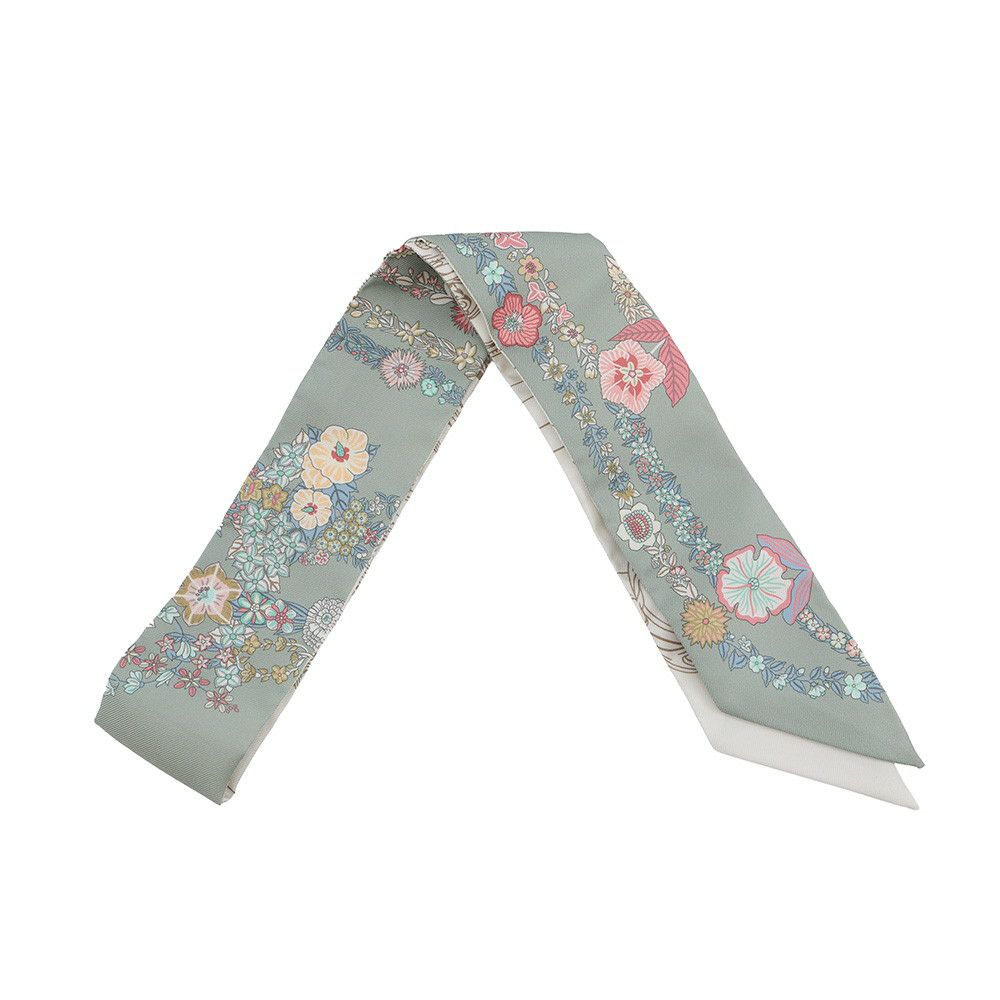 エルメス ツイリー ブリッド・ドゥ・ガラ・アン・フルール&アイライナー Brides de Gala en fleurs HERMES シルク 2025年春夏