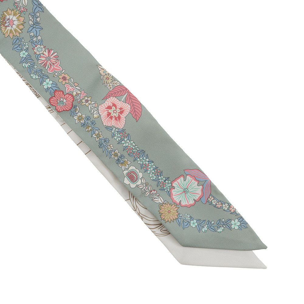 エルメス ツイリー ブリッド・ドゥ・ガラ・アン・フルール&アイライナー Brides de Gala en fleurs HERMES シルク 2025年春夏