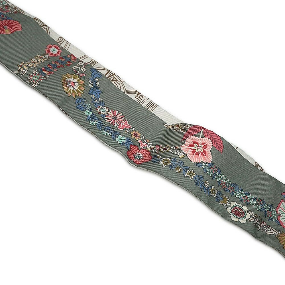 エルメス ツイリー ブリッド・ドゥ・ガラ・アン・フルール&アイライナー Brides de Gala en fleurs HERMES シルク 2025年春夏