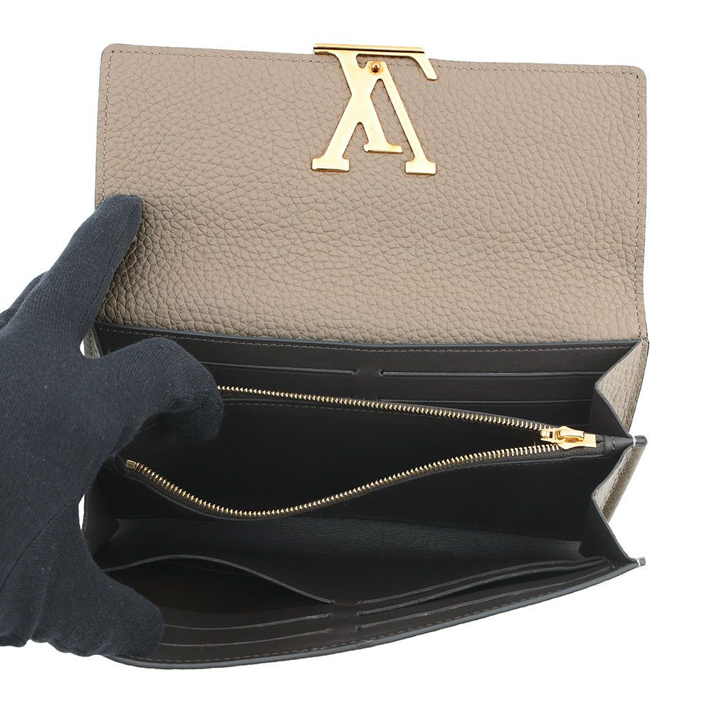 ルイヴィトン 長財布 トリヨンレザー ポルトフォイユ・カプシーヌ M61249 LOUIS VUITTON ヴィトン 財布