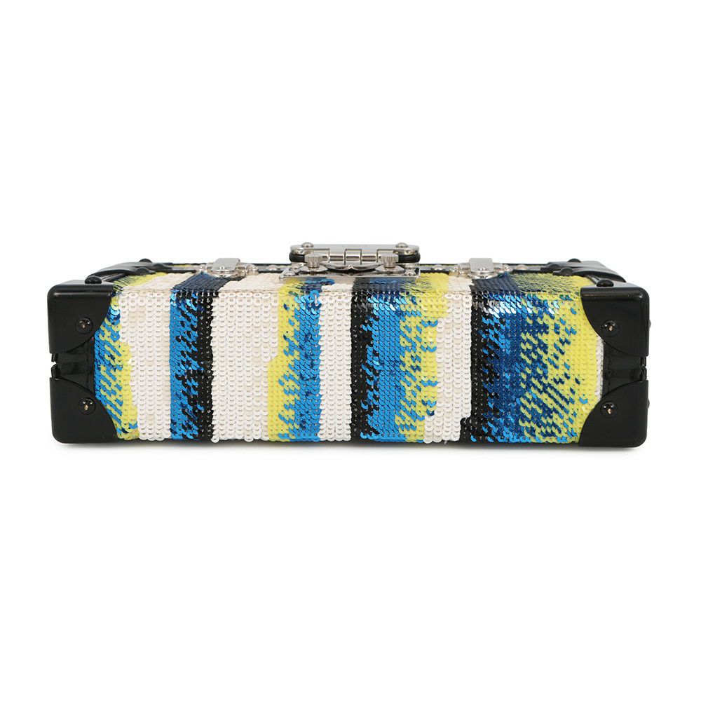 ルイヴィトン ショルダーバッグ パテント/スパンコール プティット・マル LOUIS VUITTON 2wayクラッチ ブラック 黒