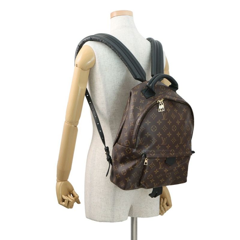 ルイヴィトン リュック モノグラム パームスプリングス バックパックMM M41561 LOUIS VUITTON バッグ ブラック 黒