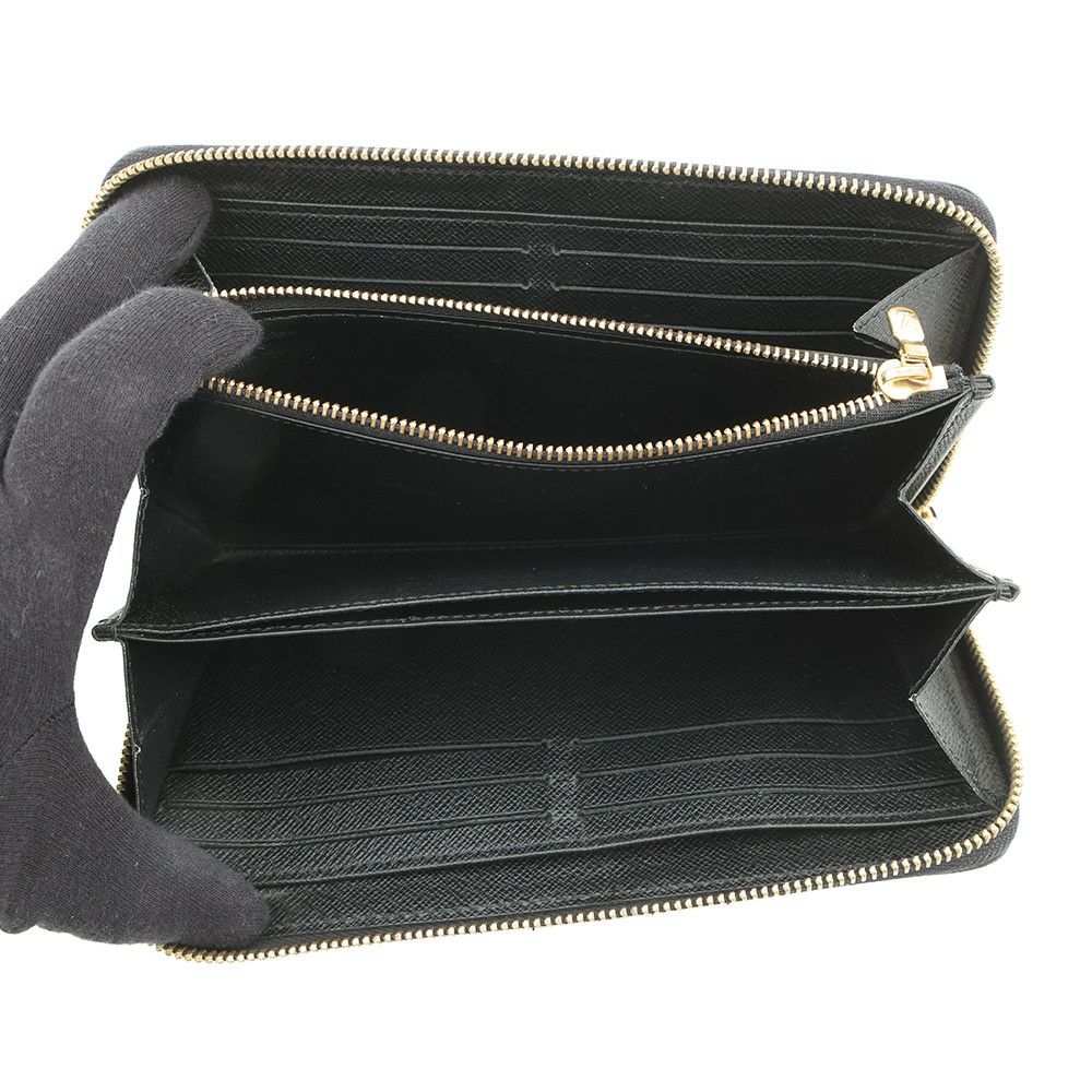 ルイヴィトン 長財布 エピ ジッピー・ウォレット M61857 LOUIS VUITTON ヴィトン 財布 ラウンドファスナー 黒 ブラック