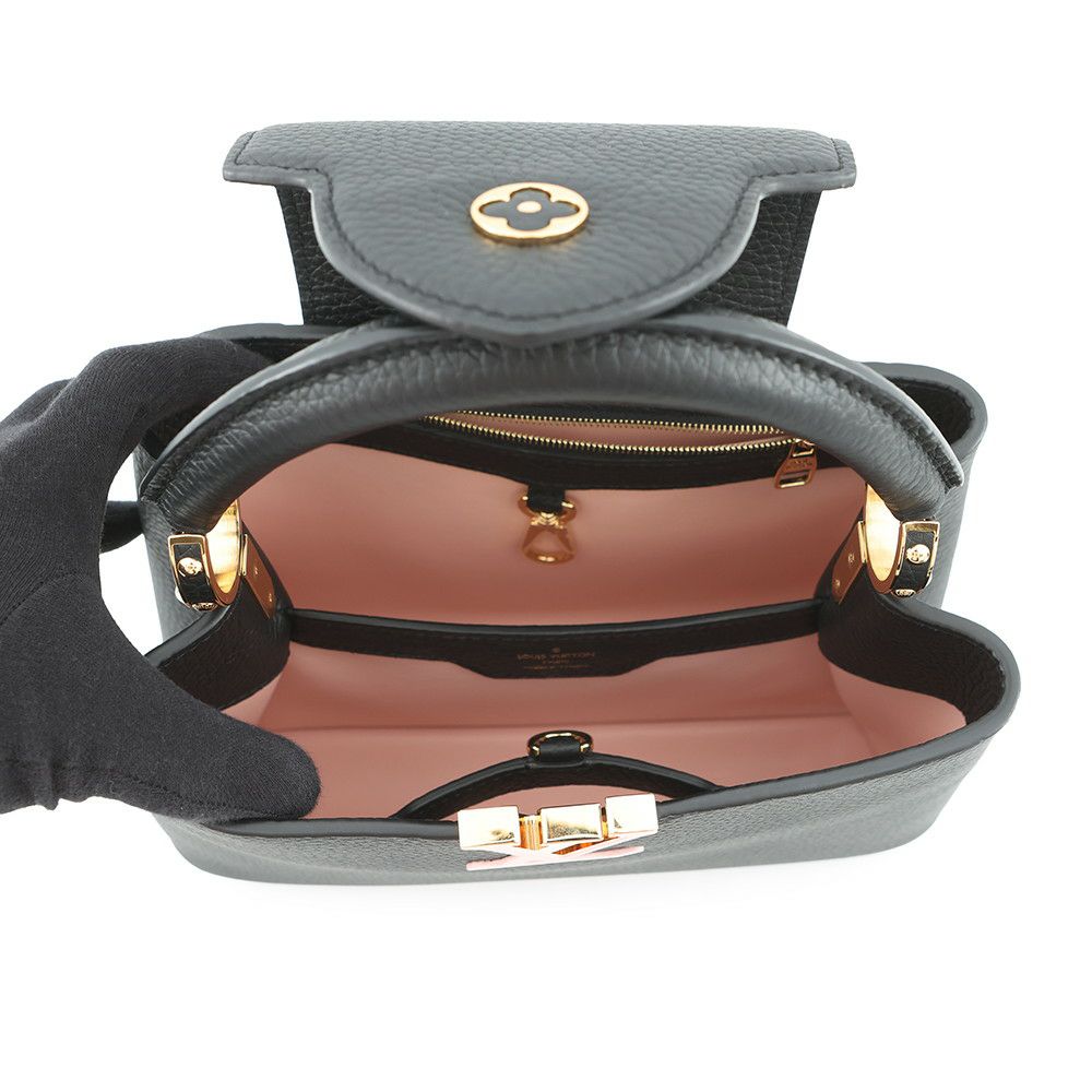 ルイヴィトン ハンドバッグ トリヨンレザー カプシーヌBB M21641 LOUIS VUITTON 2wayショルダーバッグ ブラック 黒