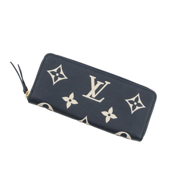 ルイヴィトン 長財布 バイカラー モノグラム・アンプラント ポルトフォイユ・クレマンス M83594 ヴィトン 財布 ラウンドファスナー