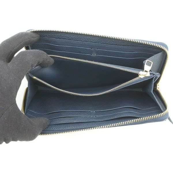 ルイヴィトン 長財布 バイカラー モノグラム・アンプラント ポルトフォイユ・クレマンス M83594 ヴィトン 財布 ラウンドファスナー