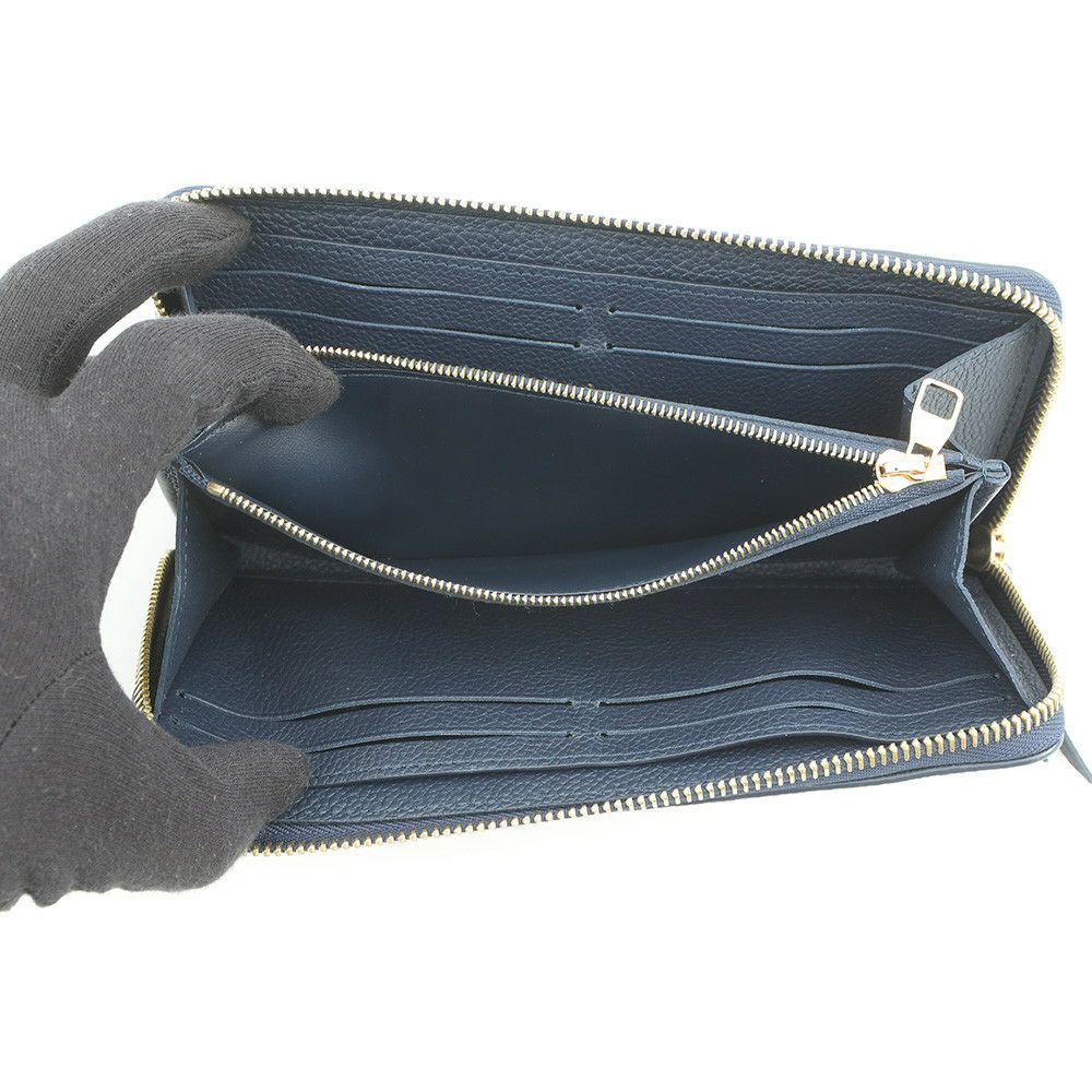 ルイヴィトン 長財布 バイカラー モノグラム・アンプラント ポルトフォイユ・クレマンス M83594 ヴィトン 財布 ラウンドファスナー