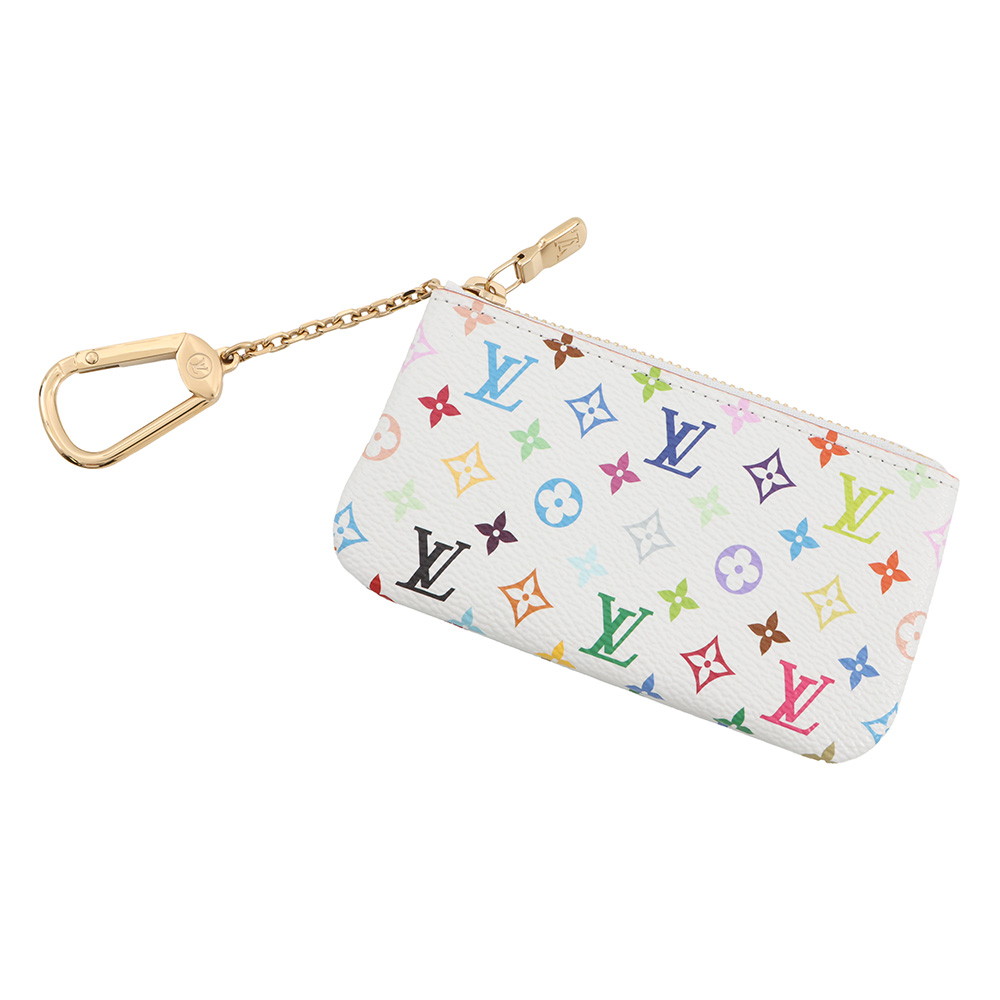 ルイヴィトン コインケース モノグラム・マルチカラー LV × TM ポシェット・クレ M28388 小銭入れ 村上隆