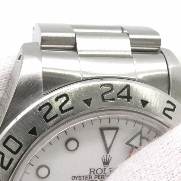 ロレックス エクスプローラー2 W番 16570 ROLEX 腕時計 白文字盤