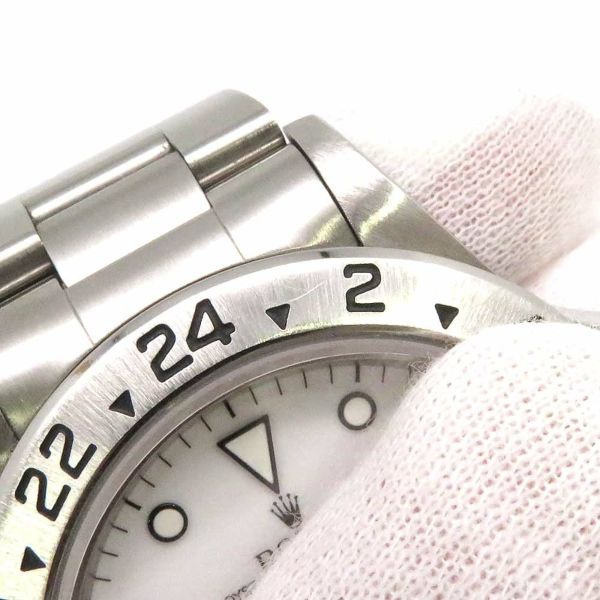 ロレックス エクスプローラー2 N番 16570 ROLEX 腕時計 白文字盤