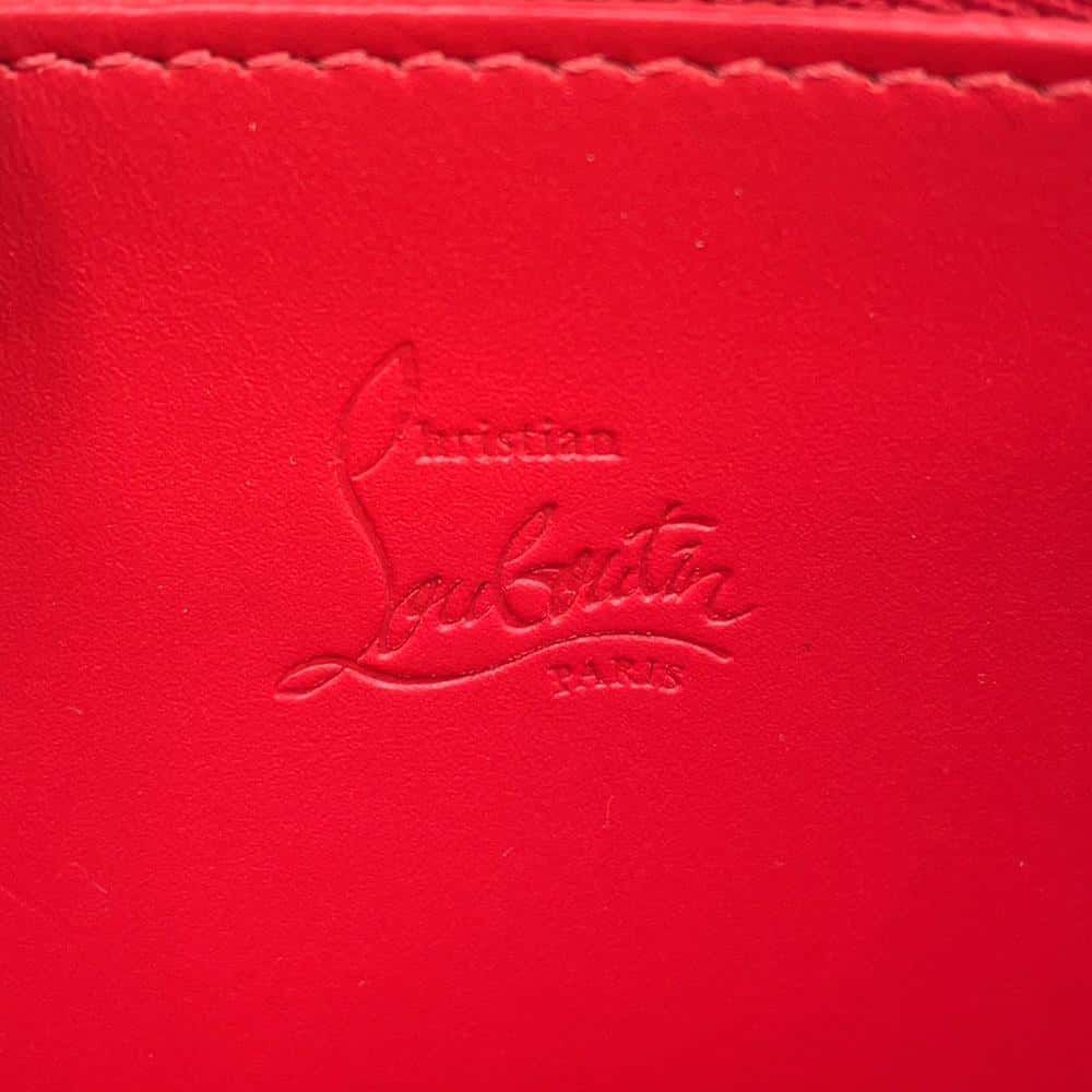 クリスチャン・ルブタン 長財布 パネトーネ スパイク スタッズ レザー 1175099 Christian Louboutin 黒