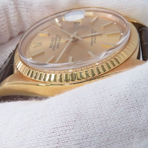 ロレックス デイトジャスト 74番 1601/8 ROLEX 腕時計 ウォッチ シャンパン文字盤