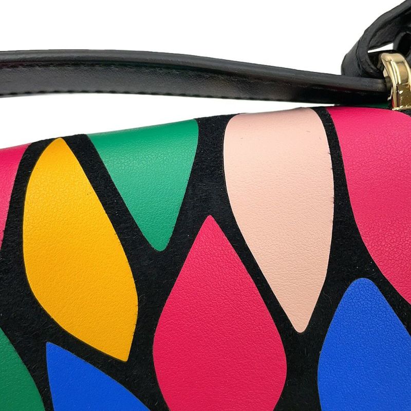 フェラガモ ハンドバッグ ガンチーニ レザー 21G008 Ferragamo 2way 黒