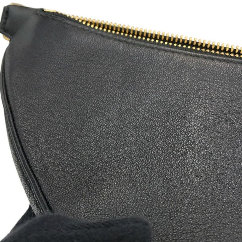 ジミーチュウ ショルダーバッグ ロゴ レザー JIMMY CHOO 黒