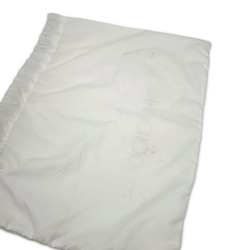 ジミーチュウ ショルダーバッグ ロゴ レザー JIMMY CHOO 黒