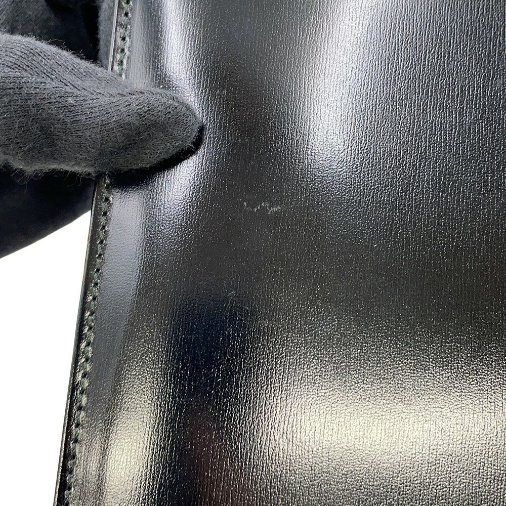 サルヴァトーレ・フェラガモ チェーンショルダーバッグ ガンチーニ クラシック レザー 218753 Ferragamo 黒