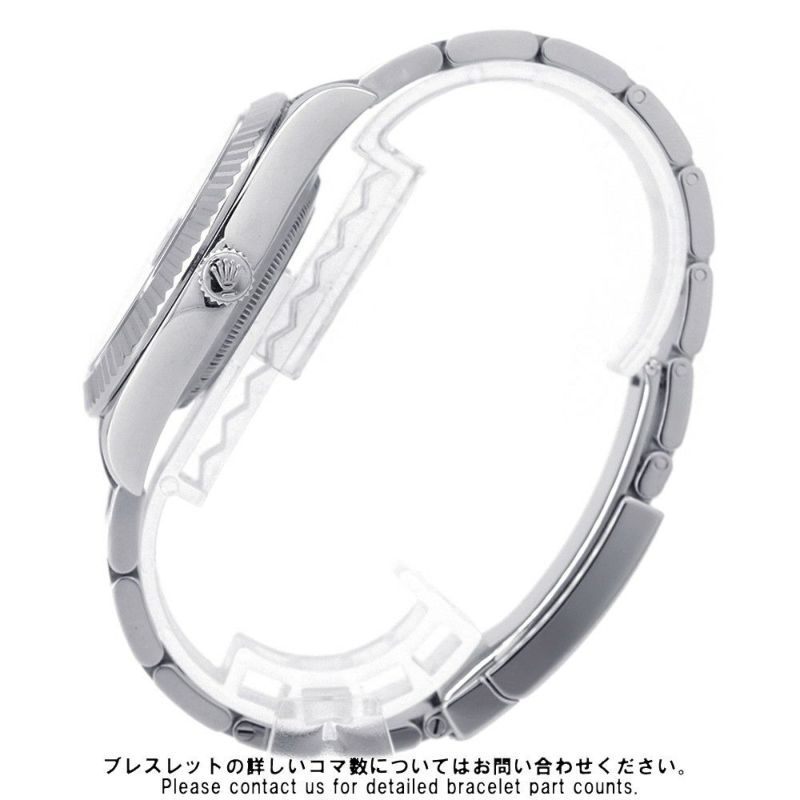 ロレックス デイトジャスト2 ランダムシリアル ルーレット 116334G ROLEX 腕時計 グレー文字盤 10PD