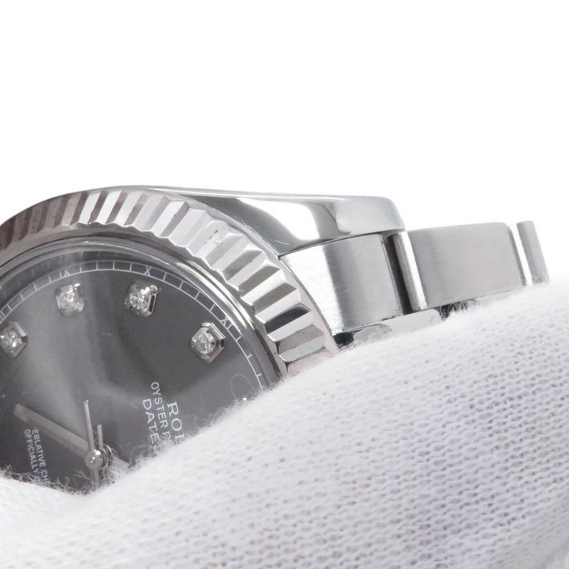 ロレックス デイトジャスト2 ランダムシリアル ルーレット 116334G ROLEX 腕時計 グレー文字盤 10PD