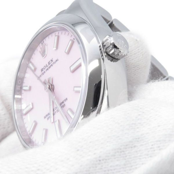 ロレックス オイスターパーペチュアル34 124200 ROLEX 腕時計 キャンディピンク文字盤
