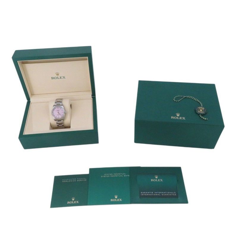 ロレックス オイスターパーペチュアル34 124200 ROLEX 腕時計 キャンディピンク文字盤
