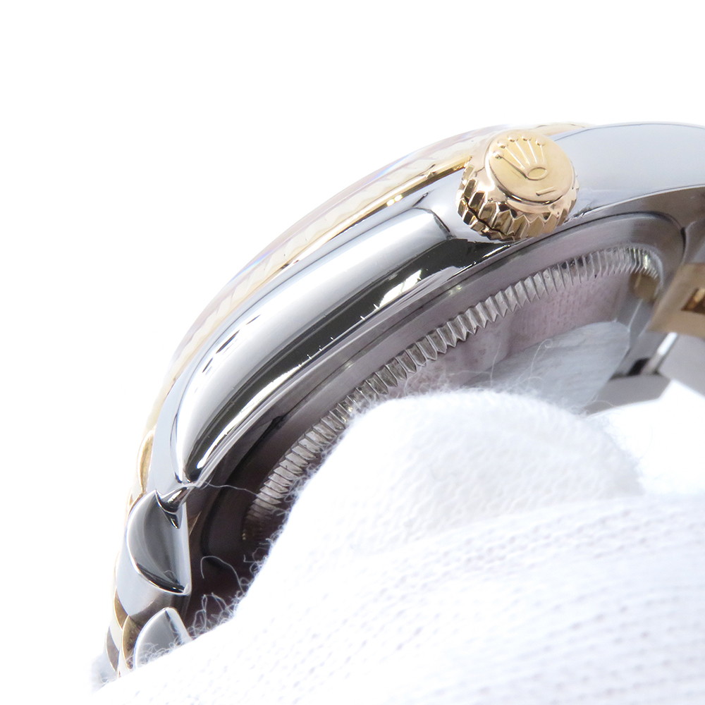ロレックス デイトジャスト Z番 SS/K18YG 116233G ROLEX 腕時計 シャンパンコンピューター文字盤 10Pダイヤ