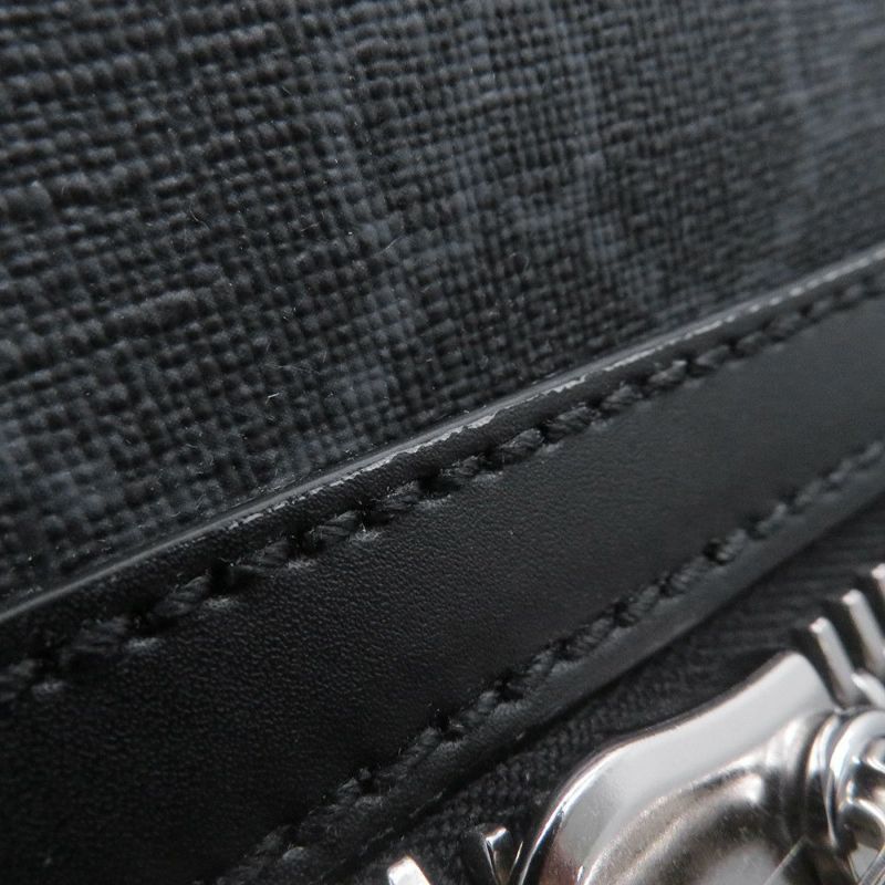 グッチ リュック GGブラック バックパック GGスプリーム/レザー 771158 GUCCI バッグ 黒