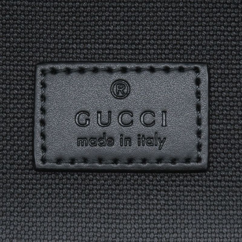 グッチ リュック GGブラック バックパック GGスプリーム/レザー 771158 GUCCI バッグ 黒