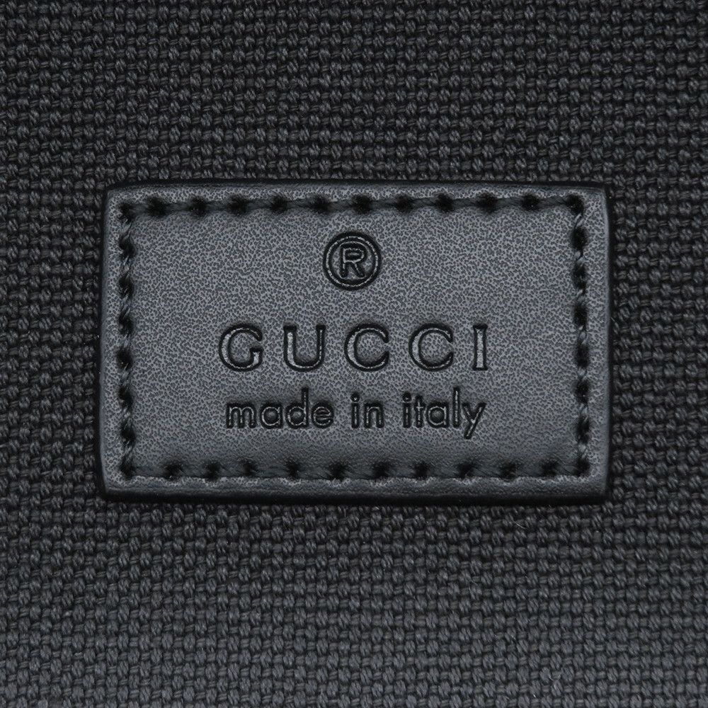 グッチ リュック GGブラック バックパック GGスプリーム/レザー 771158 GUCCI バッグ 黒