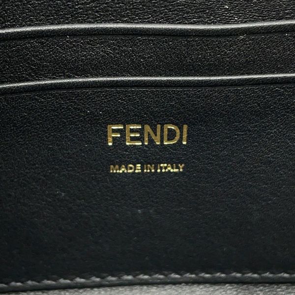 フェンディ ハンドバッグ ズッカ柄 バゲット ミニ ムートン/レザー 8BS017 FENDI 2wayショルダーバッグ