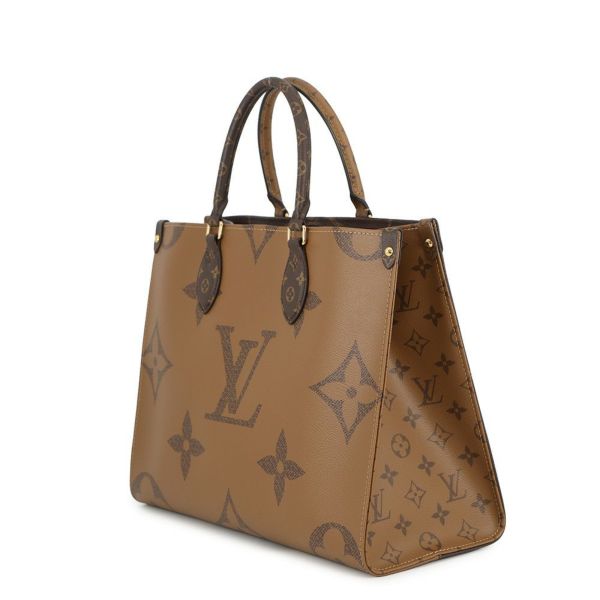 ルイヴィトン トートバッグ モノグラム・リバース ジャイアント オンザゴー MM M45321 LOUIS VUITTON 2way ショルダー