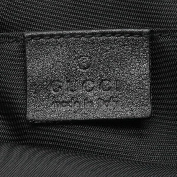 グッチ ボディバッグ シェリーライン キャンバス 181064 GUCCI バッグ  ウエストバッグ ウエストポーチ 黒