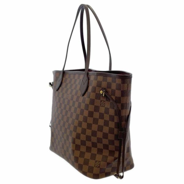 ルイヴィトン トートバッグ ダミエ・エベヌ ネヴァーフルMM ポーチ付き N41358 LOUIS VUITTON ヴィトン バッグ