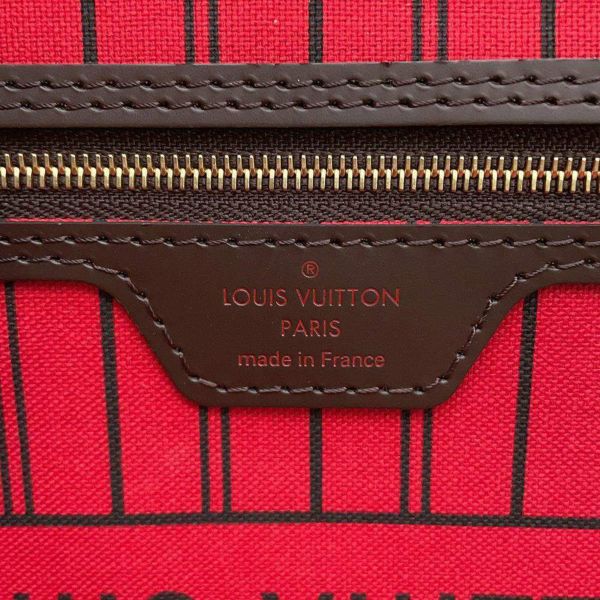 ルイヴィトン トートバッグ ダミエ・エベヌ ネヴァーフルMM ポーチ付き N41358 LOUIS VUITTON ヴィトン バッグ