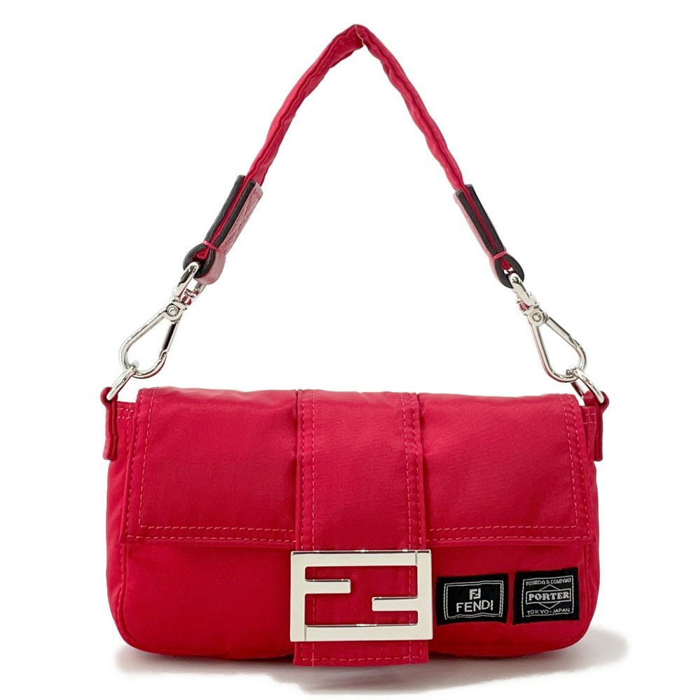 フェンディ ボディバッグ バケット ミニ ポーターコラボ ナイロン 7AS138 FENDI 2ｗayハンドバッグ