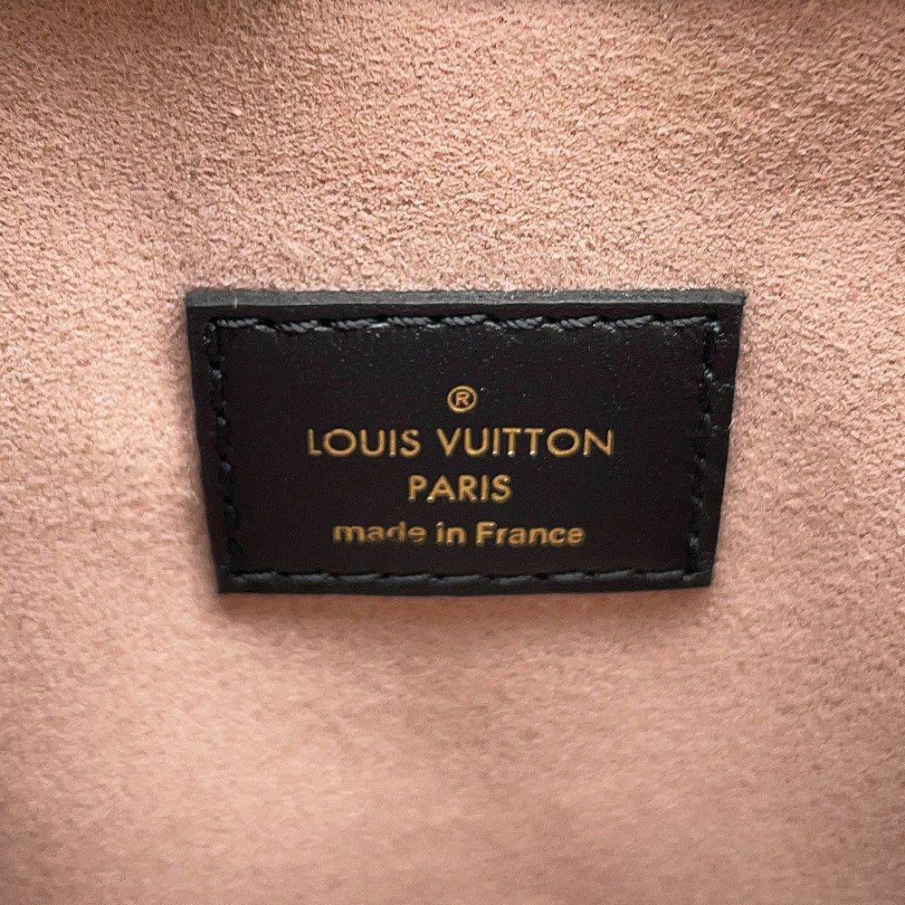 ルイヴィトン ショルダーバッグ モノグラム・パターン ラムスキン クッサンPM M57790 LOUIS VUITTON 3way ブラック 黒