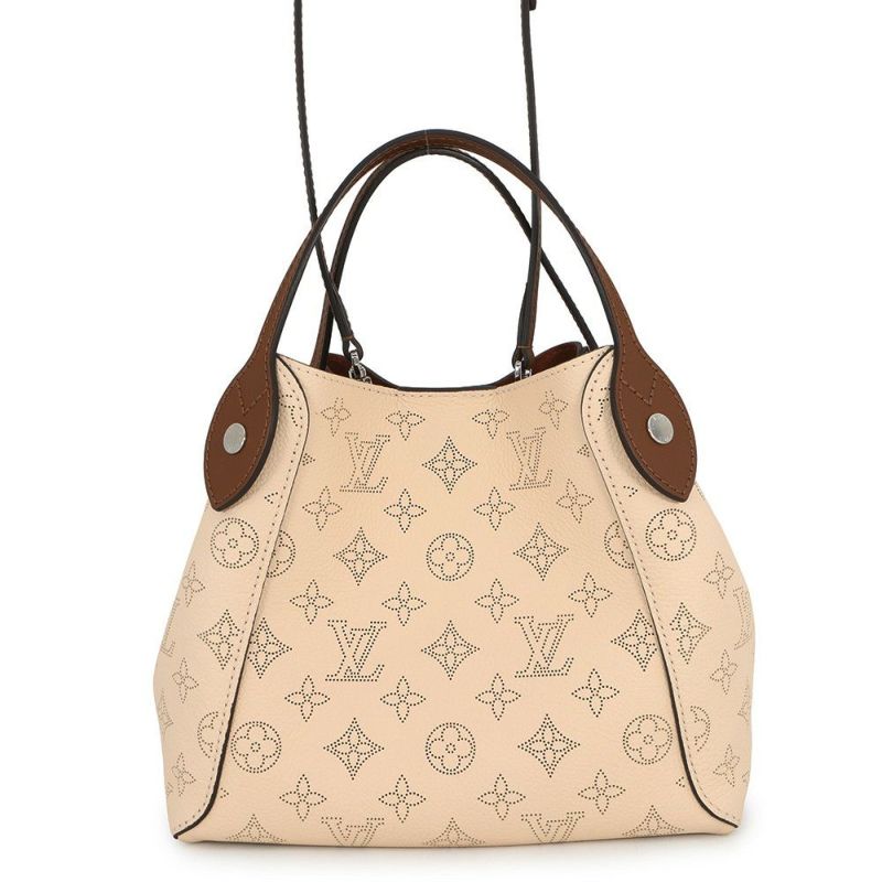 ルイヴィトン ハンドバッグ モノグラム・マヒナ ヒナPM M51950 LOUIS VUITTON 2wayショルダーバッグ ポーチ付き