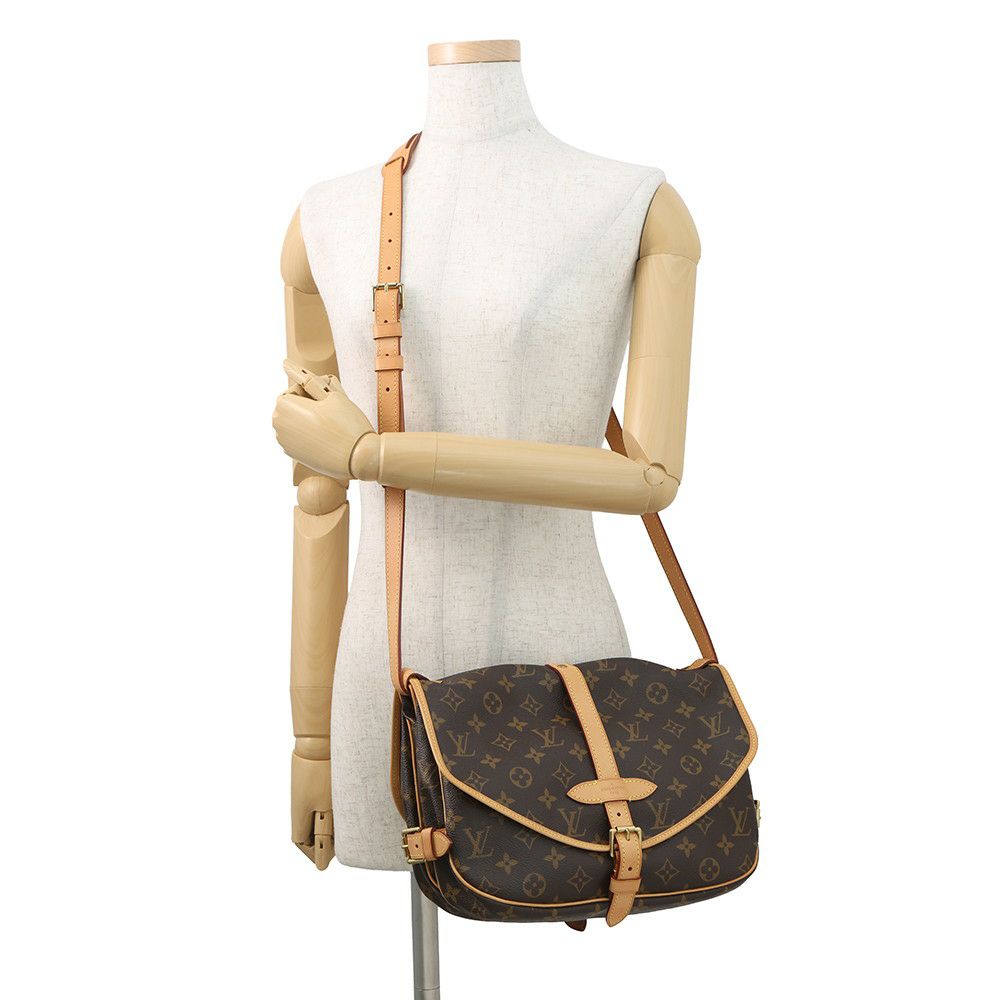 ルイヴィトン ショルダーバッグ モノグラム ソミュール30 M42256 旧型 メッセンジャーバッグ