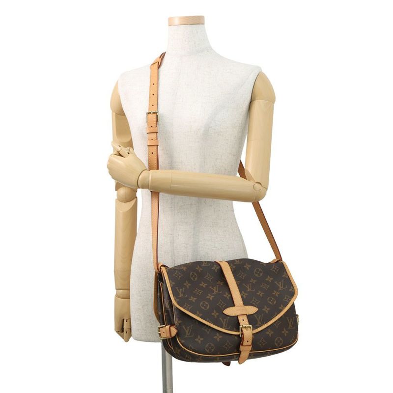 ルイヴィトン ショルダーバッグ モノグラム ソミュール30 M42256 旧型 メッセンジャーバッグ