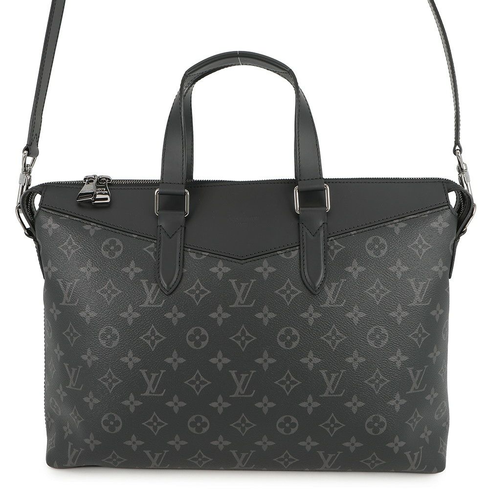 ルイヴィトン ビジネスバッグ モノグラム・エクリプス ブリーフケース・エクスプローラー M43279 フラグメント 黒 ブラック 2way